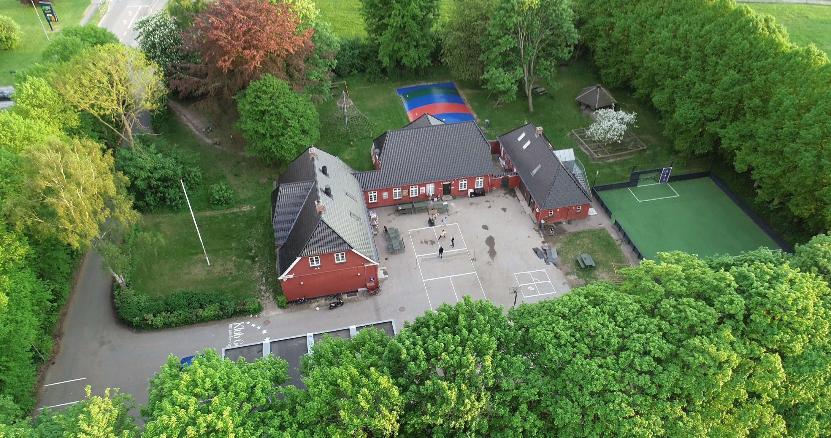 Godset set fra luften